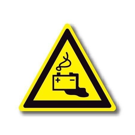 Ergomat 12in TRIANGLE SIGNS - Oil Spill DSV-SIGN 144 #1255 -UEN